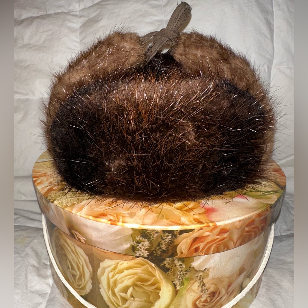 Vintage Beaver Fur Hat